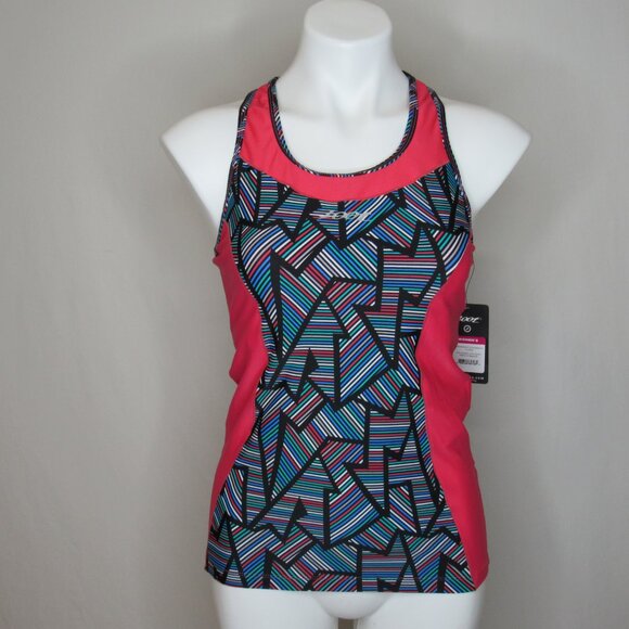 Zoot Performance Tri Tank Shelf Bra Pink Ginger Long Board Women's XL New NWT - Picture 5 of 9